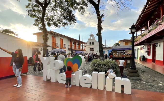 Medellin ist eine beliebte Stadt für Auswanderer